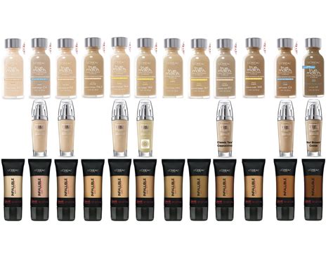 loreal true match swatches|The Ultimate L’Oréal Infallible Foundation Shades Finder 